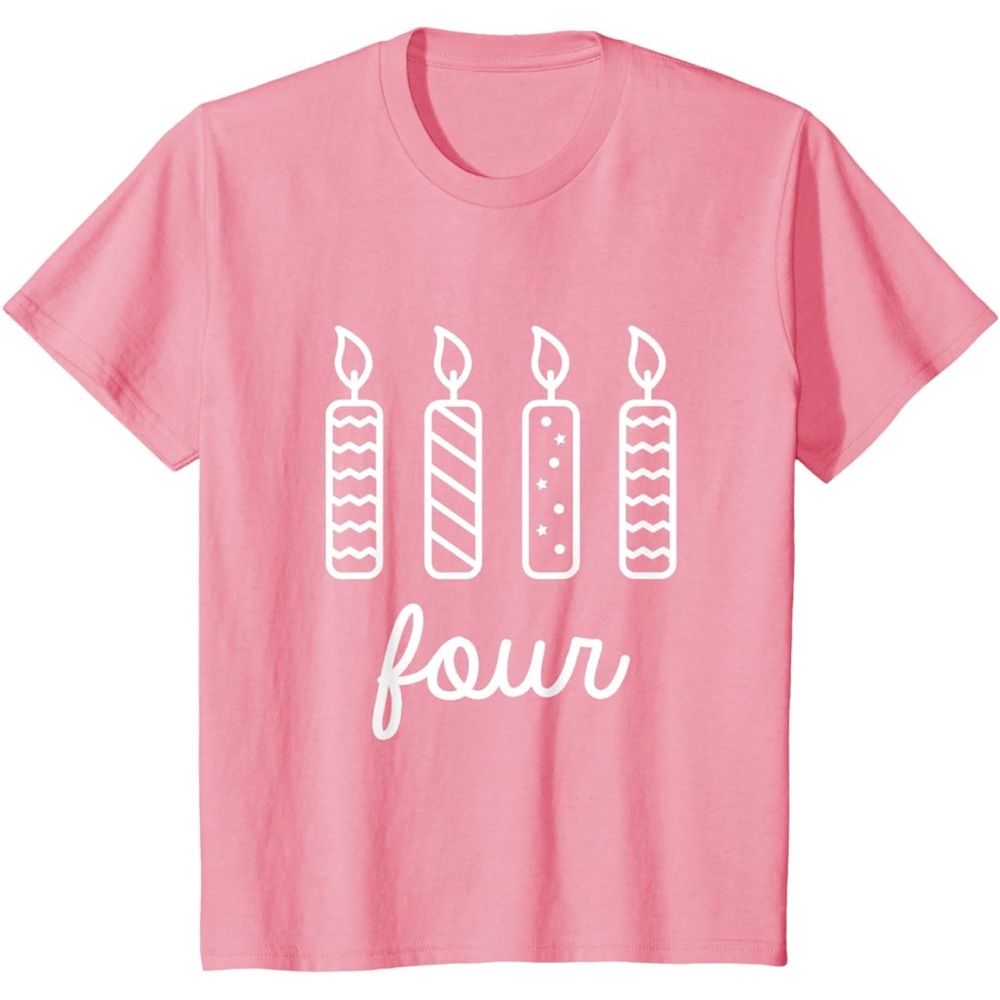 Kids 4th Birthday Shirt- BNWT